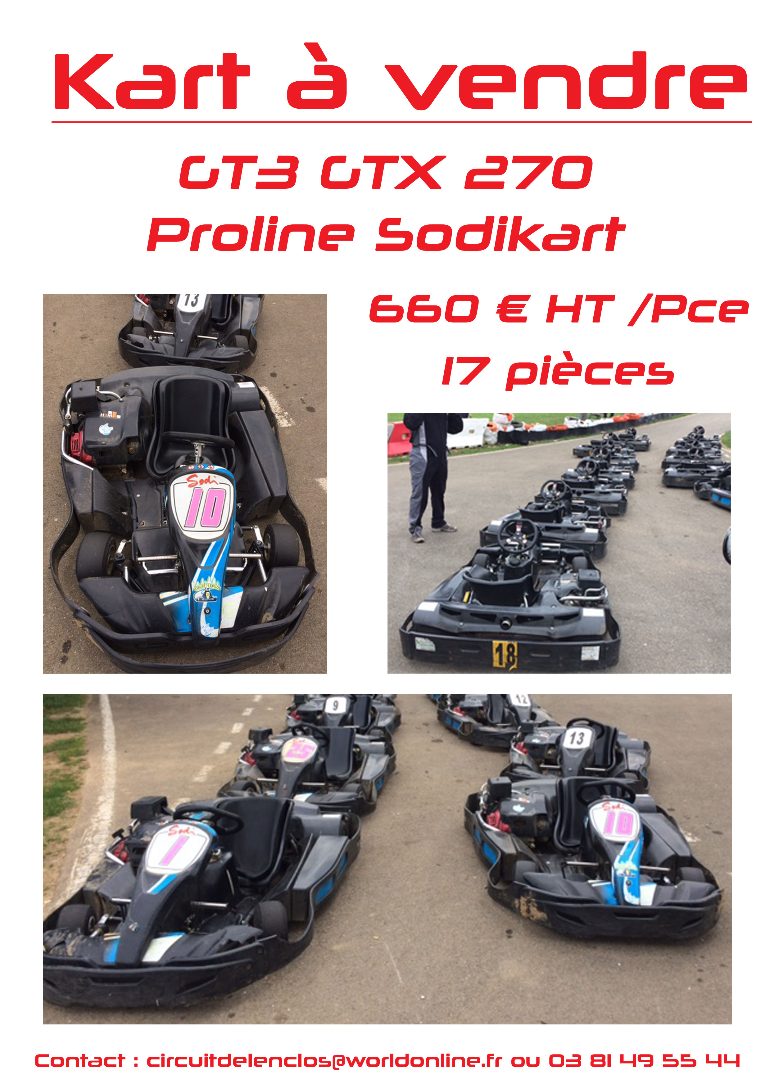 Karting à vendre